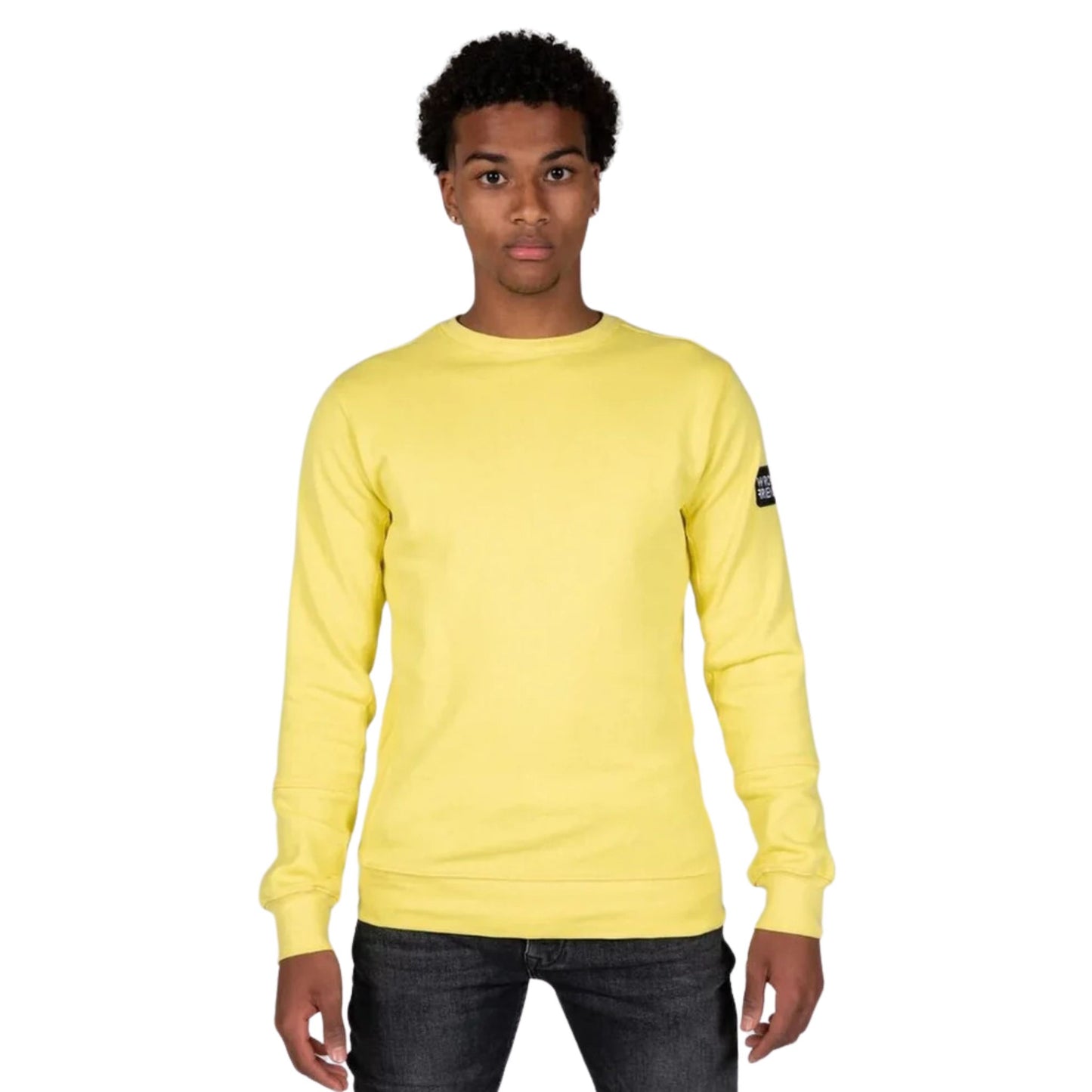 LEON CREWNECK SWEATSHIRT - YELLOW - WRONG FRIENDS