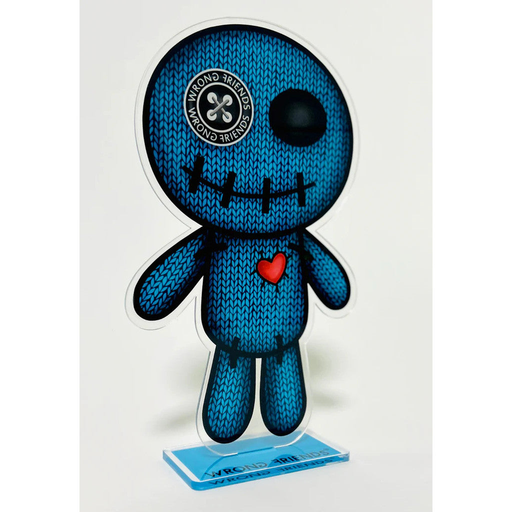 WRONG FRIENDS ACRYLIC VOODOO - 25cm POS-materiaal BLUE