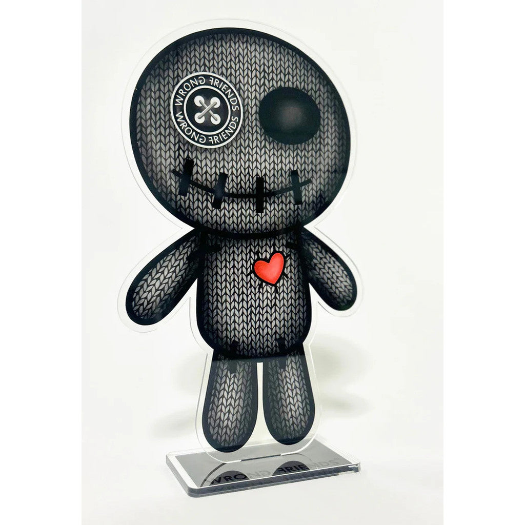 WRONG FRIENDS ACRYLIC VOODOO - 25cm POS-materiaal GREY