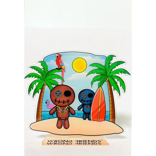 WRONG FRIENDS ACRYLIC VOODOO HAWAII POS-materiaal multiple color