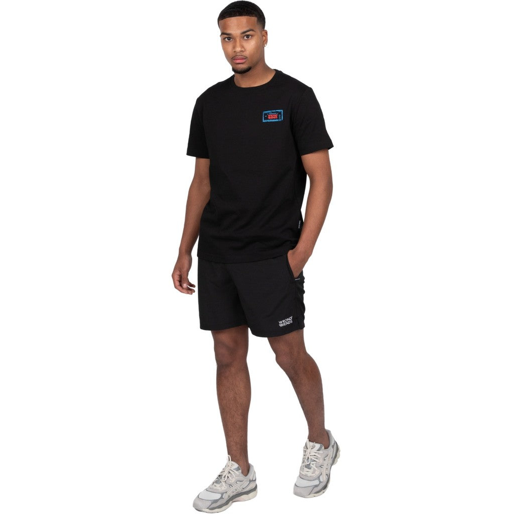 WRONG FRIENDS ALOHA T-SHIRT T-SHIRTS BLACK