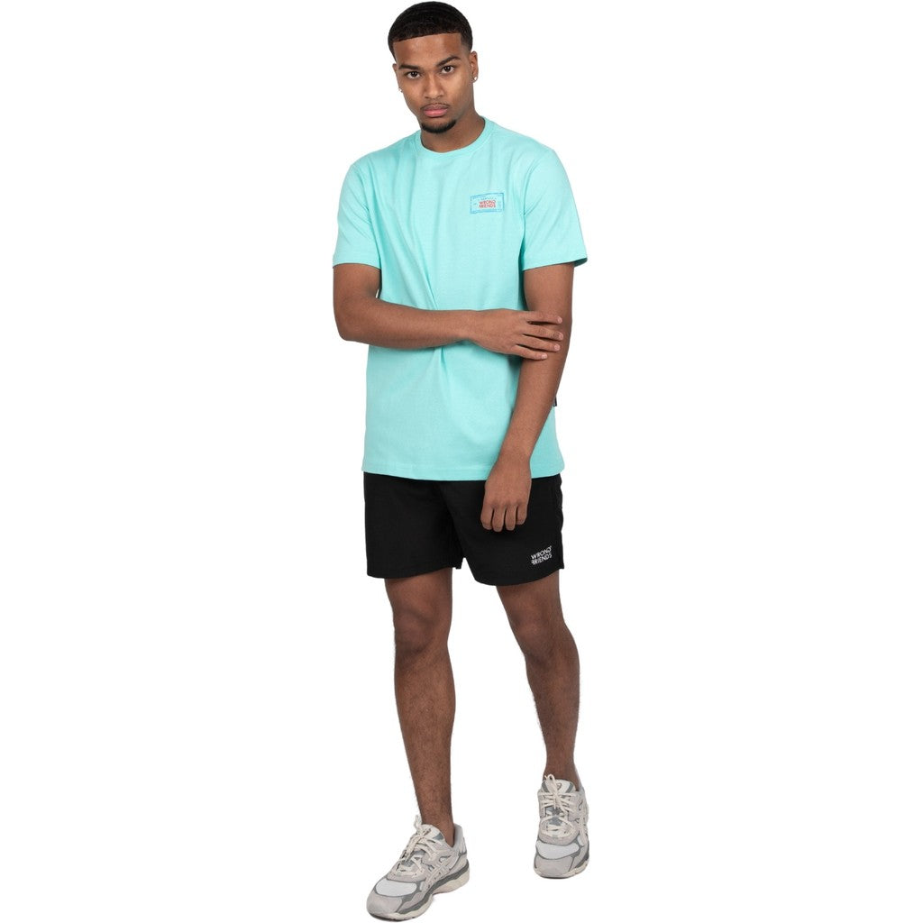 WRONG FRIENDS ALOHA T-SHIRT T-SHIRTS LIGHT TURQUOISE