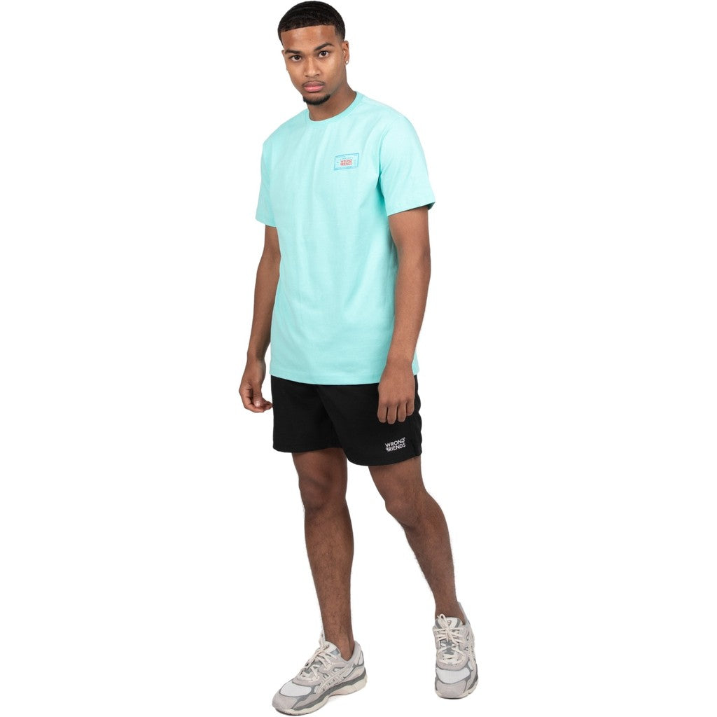 WRONG FRIENDS ALOHA T-SHIRT T-SHIRTS LIGHT TURQUOISE