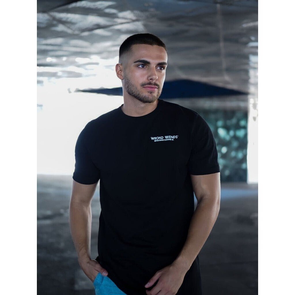 WRONG FRIENDS AMSTERDAM T-SHIRT T-SHIRTS BLACK
