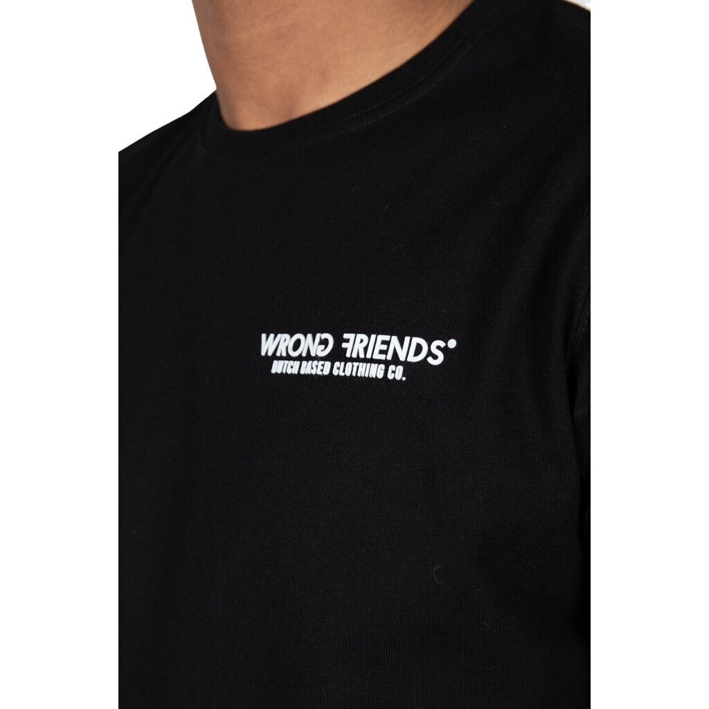 WRONG FRIENDS AMSTERDAM T-SHIRT T-SHIRTS BLACK