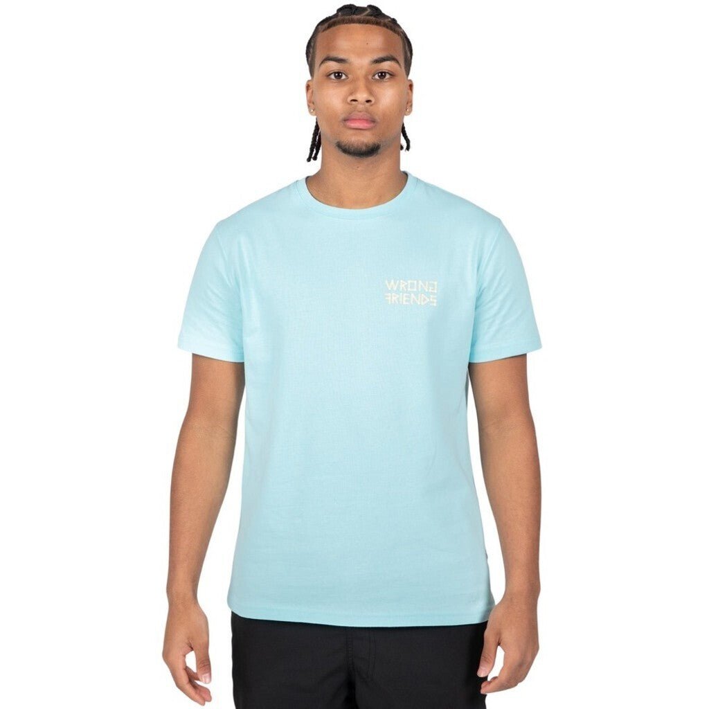 WRONG FRIENDS ARGOS T-SHIRT T-SHIRTS LIGHT BLUE