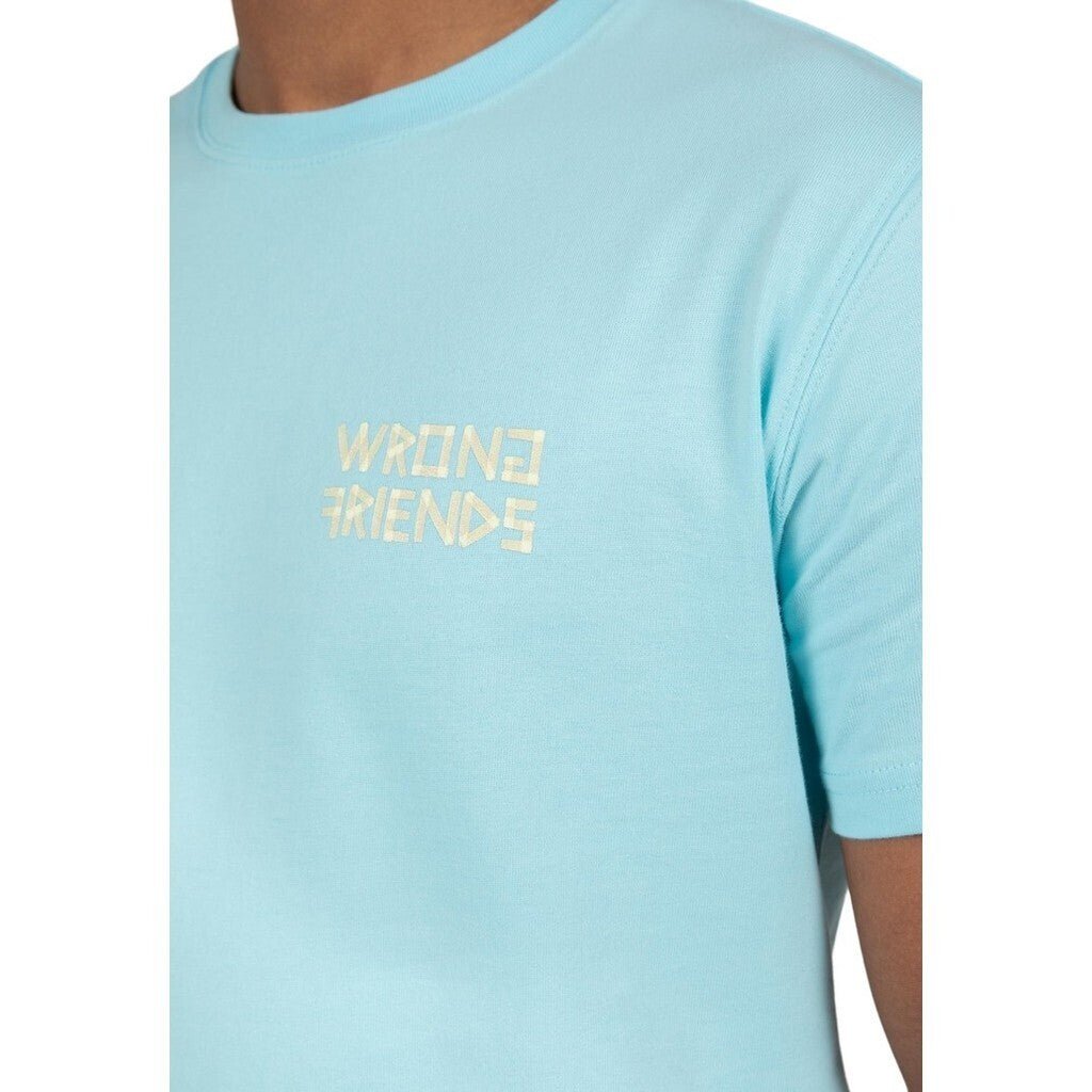 WRONG FRIENDS ARGOS T-SHIRT T-SHIRTS LIGHT BLUE