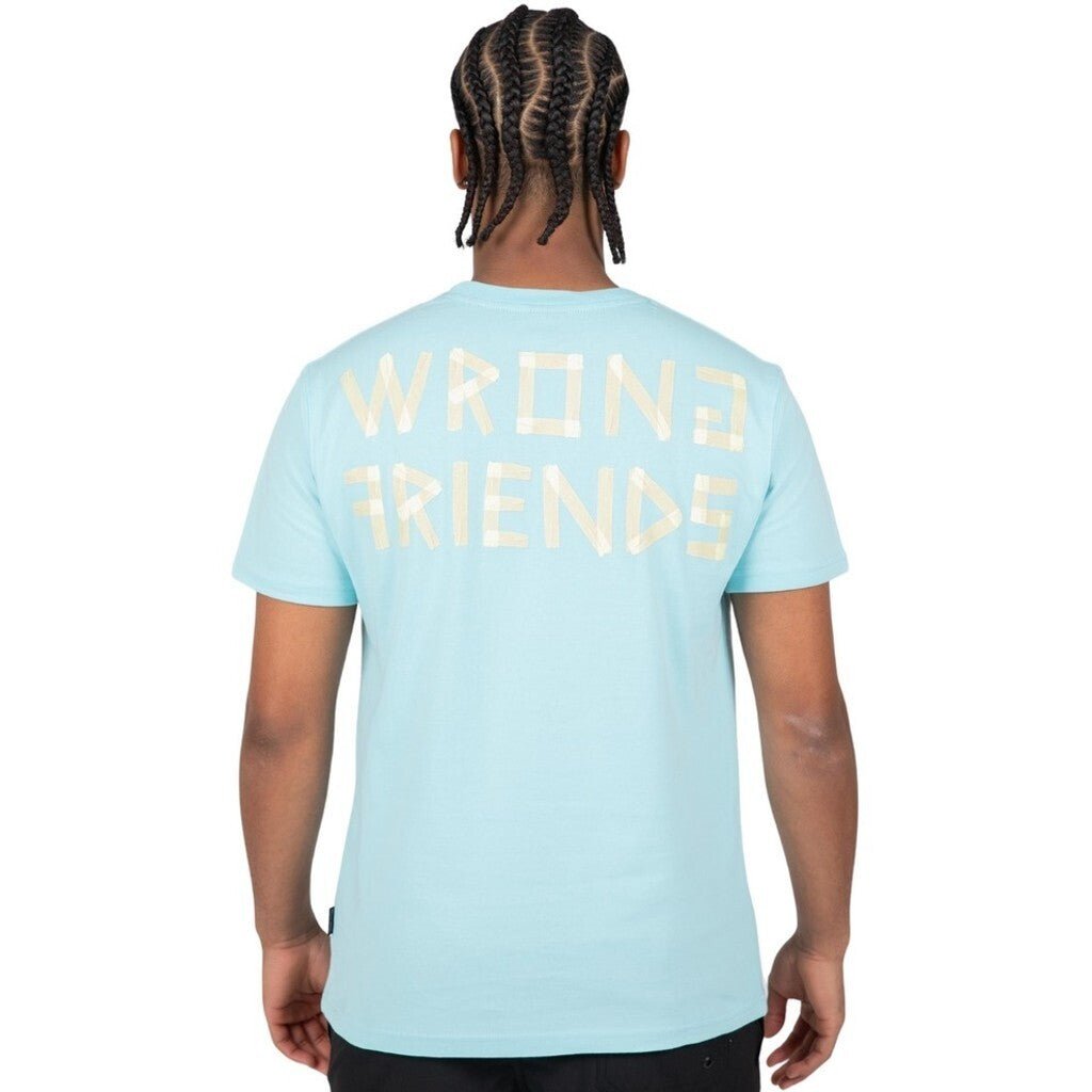 WRONG FRIENDS ARGOS T-SHIRT T-SHIRTS LIGHT BLUE