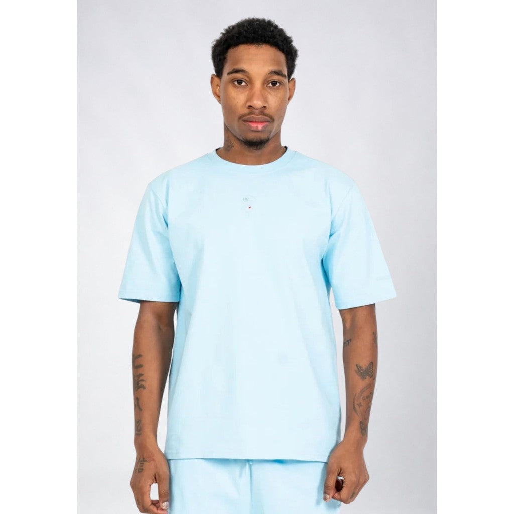 WRONG FRIENDS ASTI T-SHIRT T-SHIRTS LIGHT BLUE