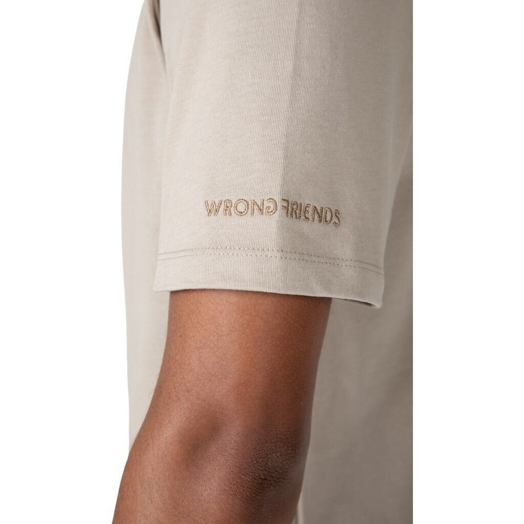 WRONG FRIENDS ASTI T-SHIRT T-SHIRTS PASTEL BEIGE