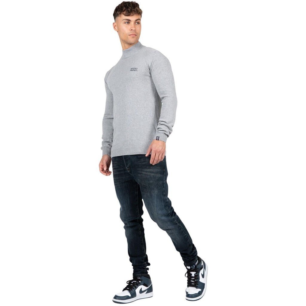 AYDEN TURTLENECK - GREY - WRONG FRIENDS