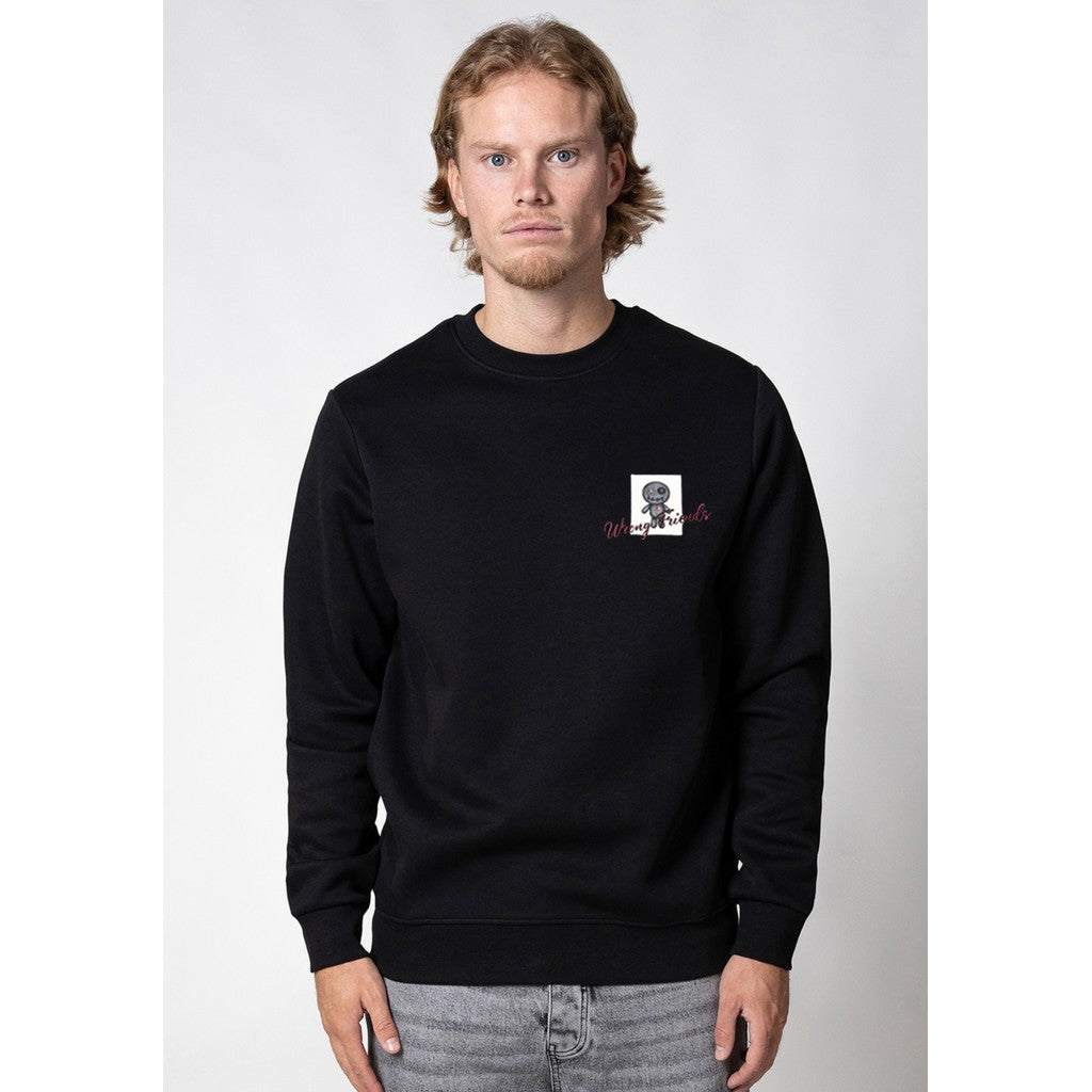 WRONG FRIENDS BALTIMORE SWEATER SWEATERS BLACK