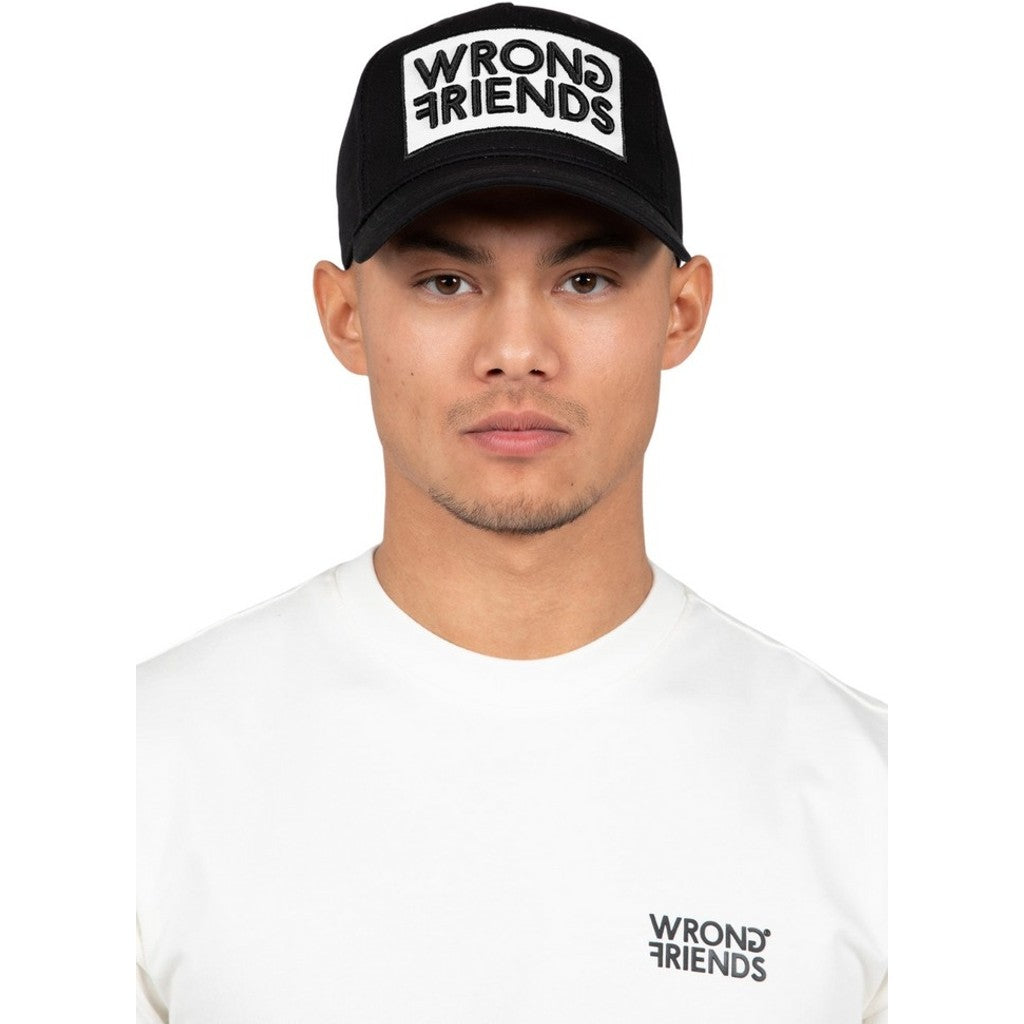 WRONG FRIENDS BARCELONA CAP CAPS BLACK/WHITE