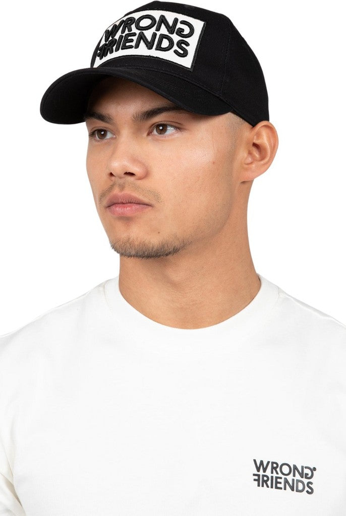 WRONG FRIENDS BARCELONA CAP CAPS BLACK/WHITE