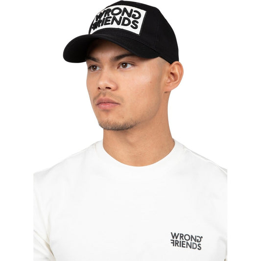 WRONG FRIENDS BARCELONA CAP CAPS BLACK/WHITE