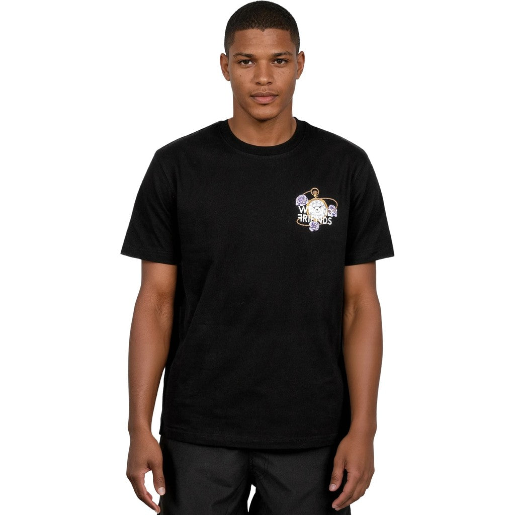 WRONG FRIENDS BARLETTA T-SHIRT T-SHIRTS BLACK