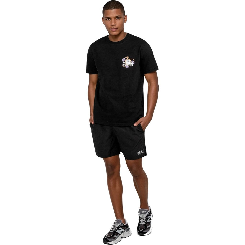 WRONG FRIENDS BARLETTA T-SHIRT T-SHIRTS BLACK