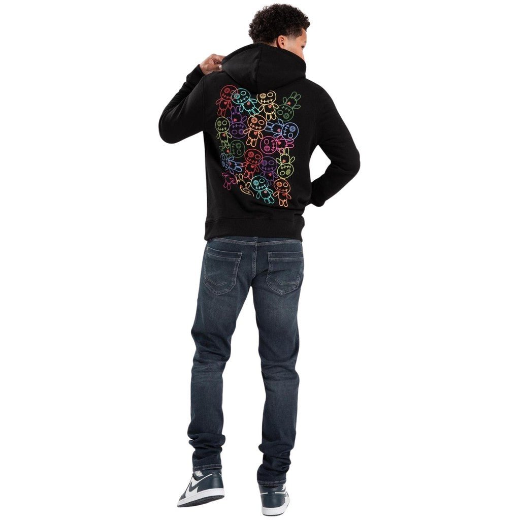 WRONG FRIENDS BELLEVUE HOODIE HOODIES BLACK