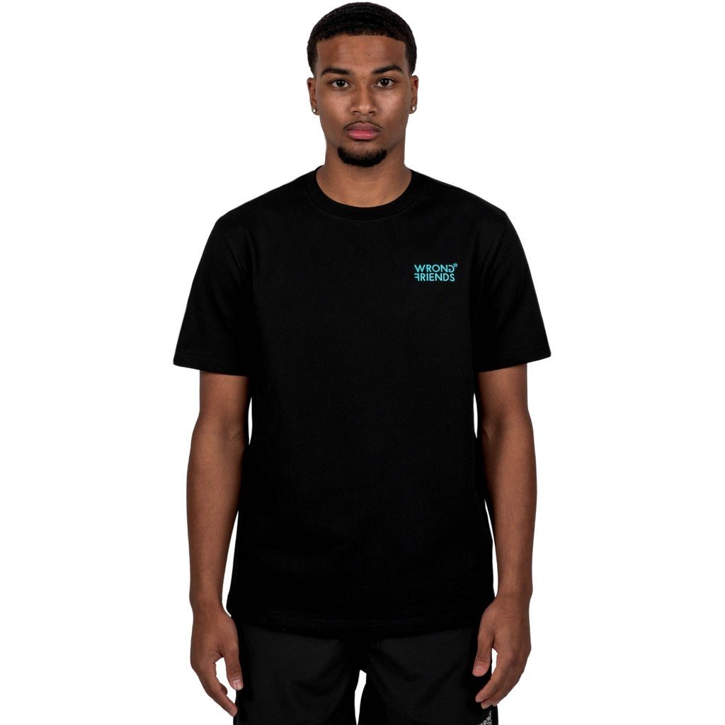 WRONG FRIENDS BELLEVUE T-SHIRT T-SHIRTS BLACK
