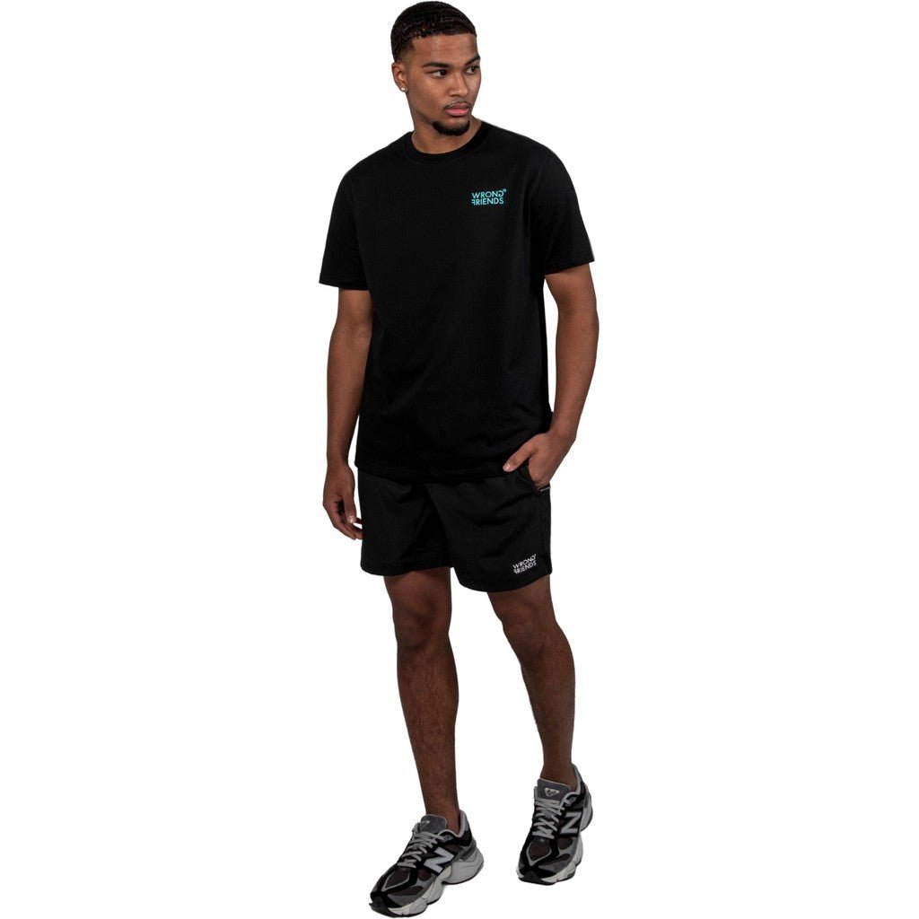 WRONG FRIENDS BELLEVUE T-SHIRT T-SHIRTS BLACK