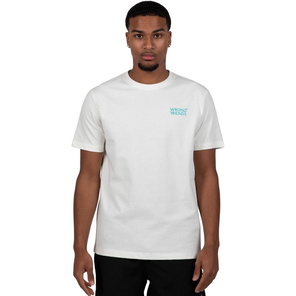 WRONG FRIENDS BELLEVUE T-SHIRT T-SHIRTS COCONUT WHITE