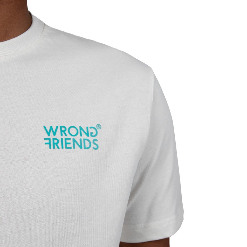 WRONG FRIENDS BELLEVUE T-SHIRT T-SHIRTS COCONUT WHITE