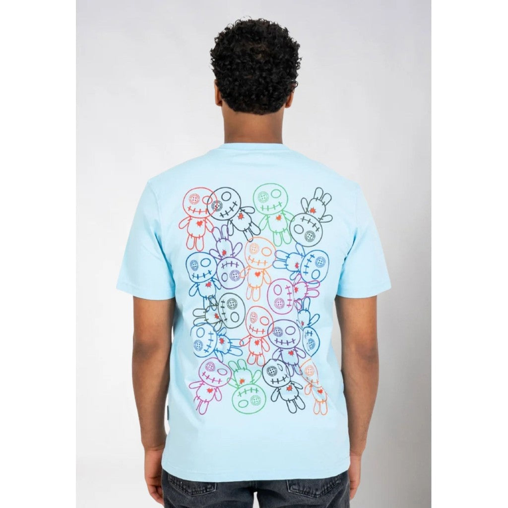 WRONG FRIENDS BELLEVUE T-SHIRT T-SHIRTS LIGHT BLUE