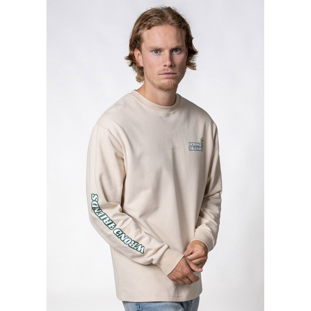 WRONG FRIENDS BELLINGHAM LONGSLEEVE LONGSLEEVES SAND