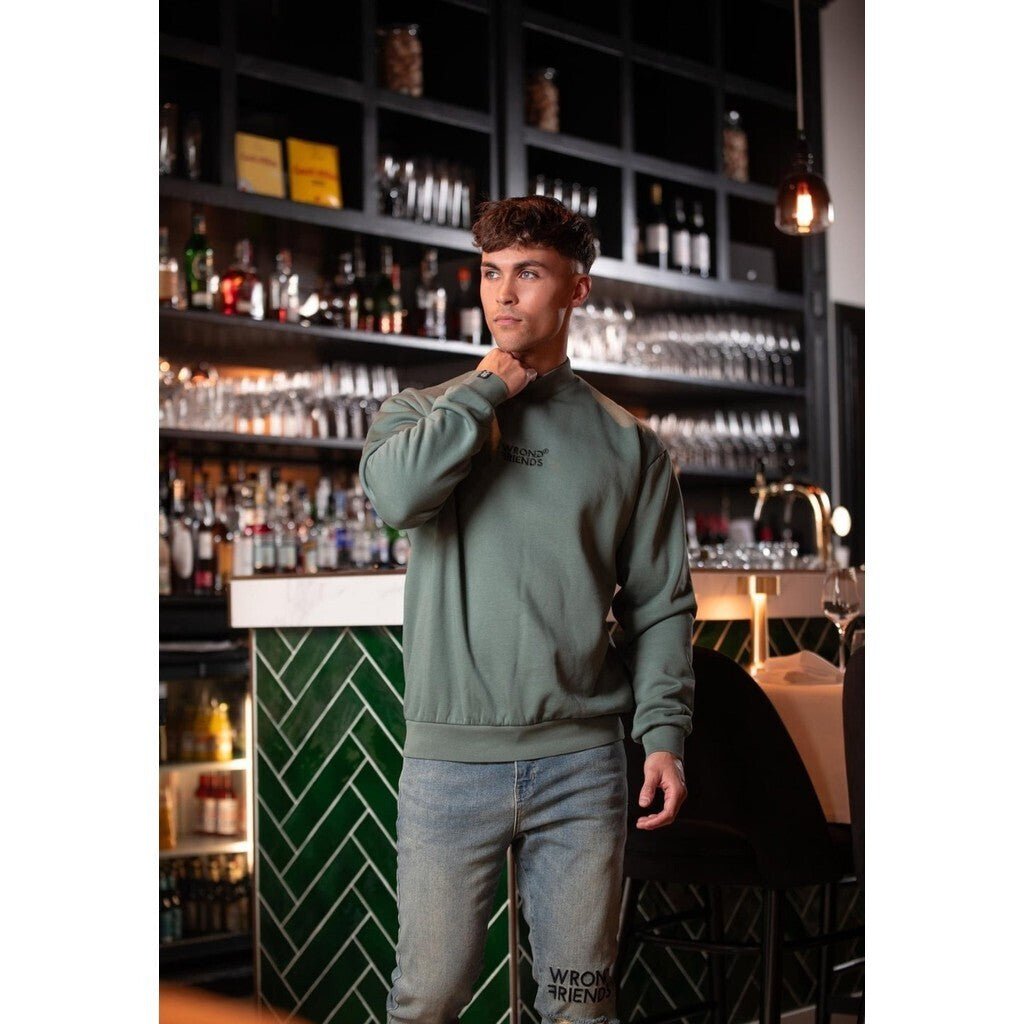 BIRMINGHAM SWEATER - GREEN - WRONG FRIENDS