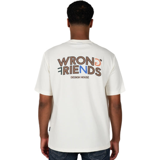WRONG FRIENDS BROOKS T-SHIRT T-SHIRTS BEIGE