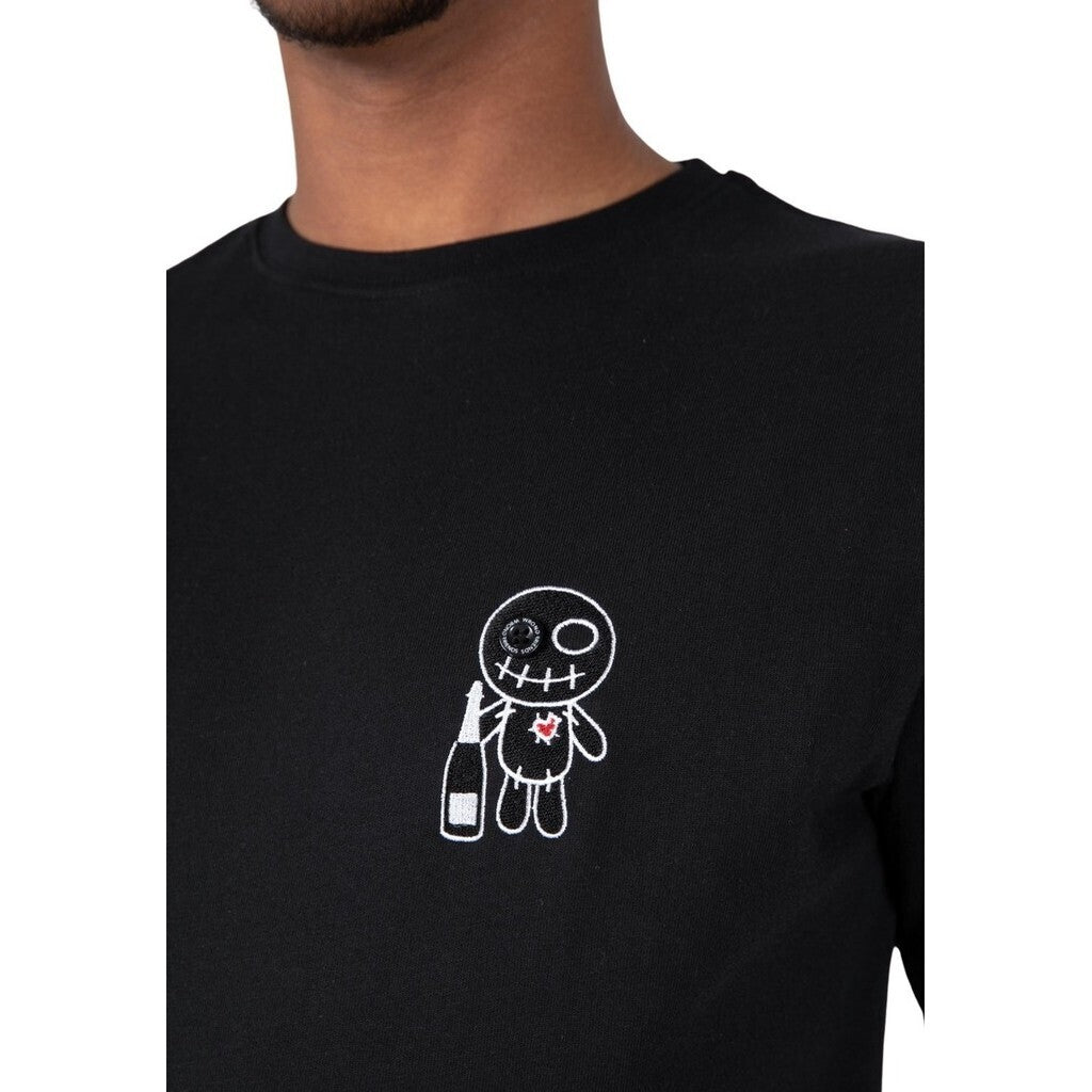 CHAMPAGNE SHOWERS T - SHIRT - BLACK - WRONG FRIENDS