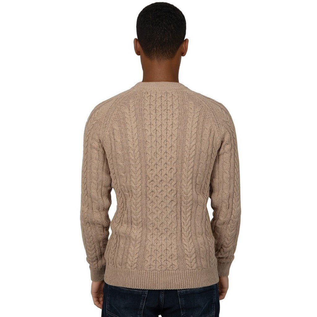 CORBY CABLE KNIT SWEATER - BEIGE - WRONG FRIENDS