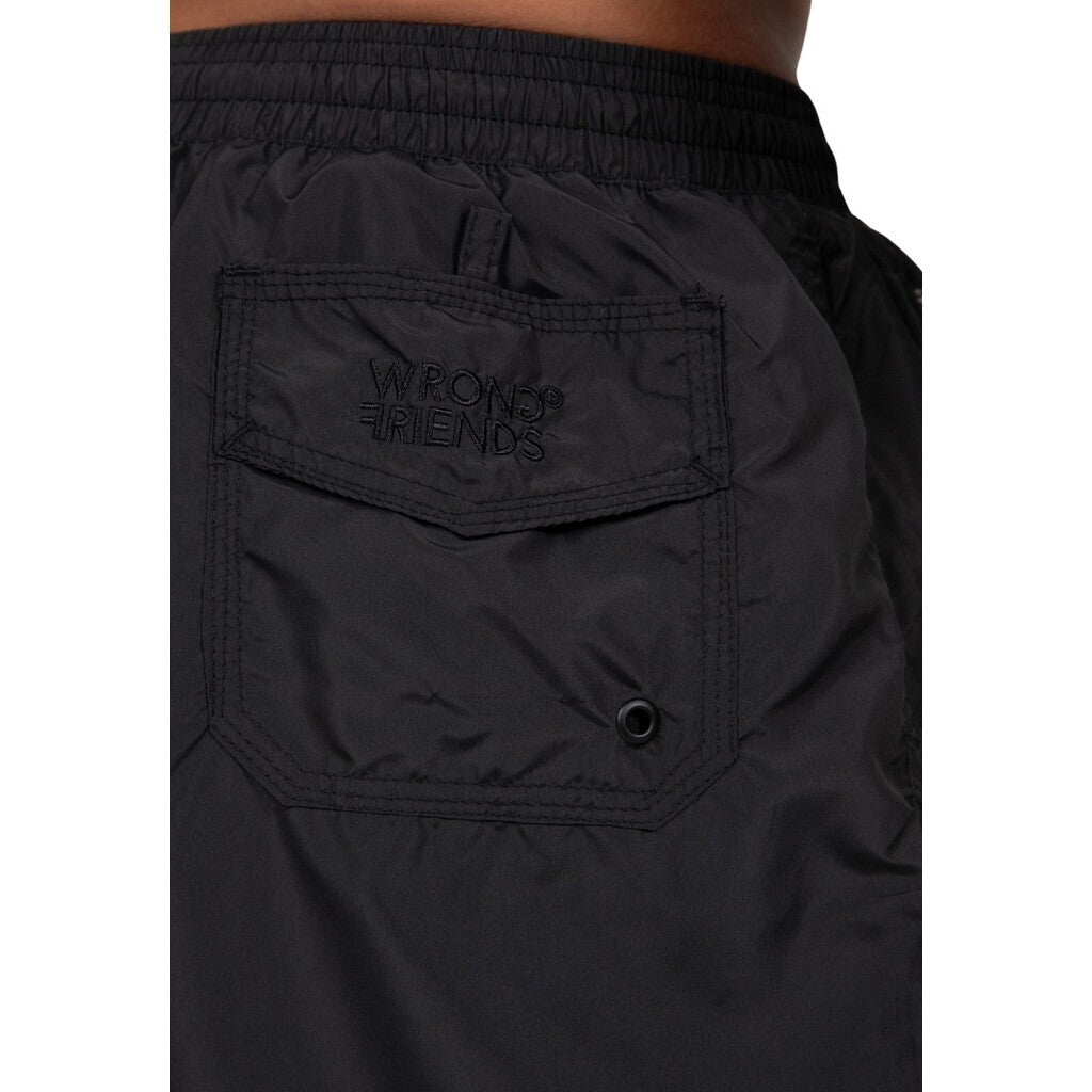 CORFU (SWIM) SHORTS - BLACK - WRONG FRIENDS