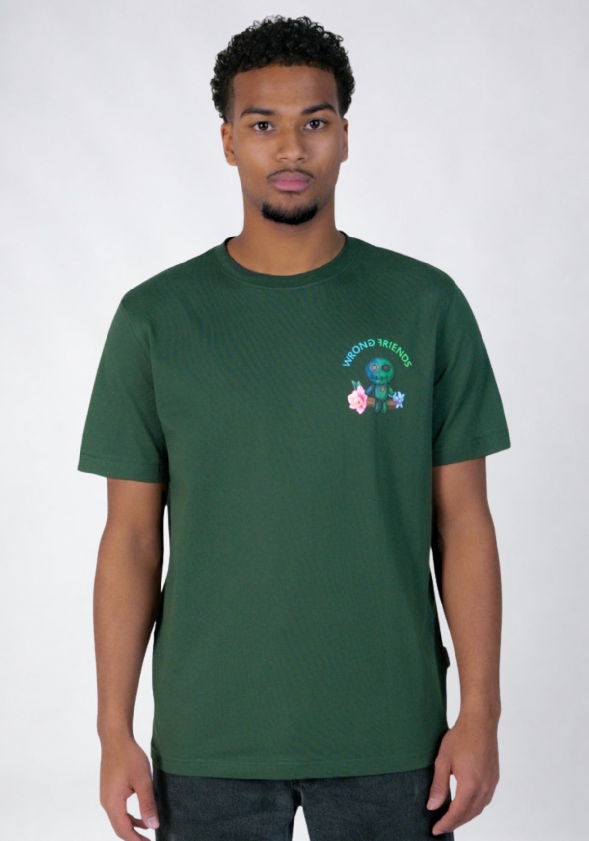 WRONG FRIENDS DENVER T-SHIRT T-SHIRTS DARK GREEN