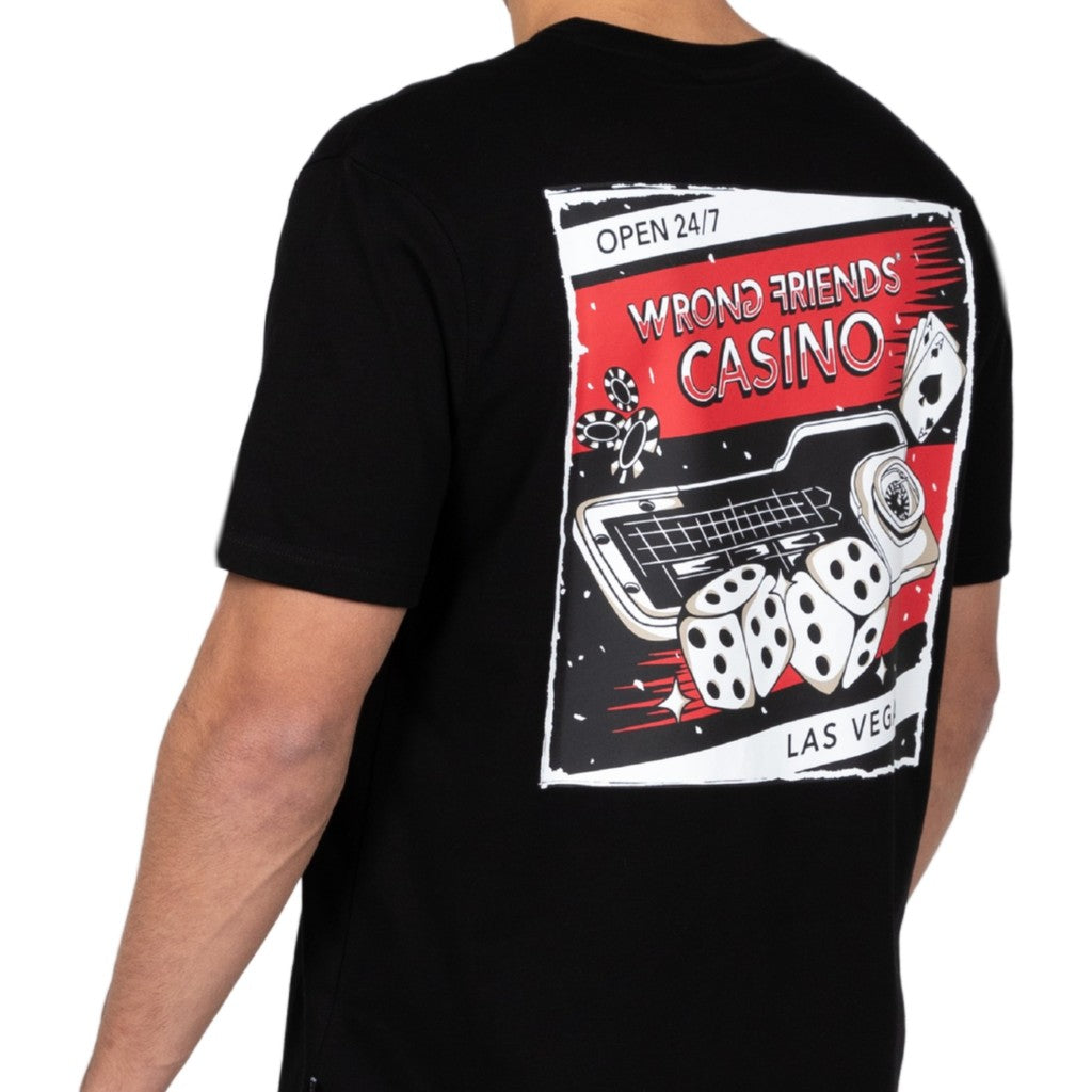WRONG FRIENDS DESERT HILLS T-SHIRT T-SHIRTS BLACK