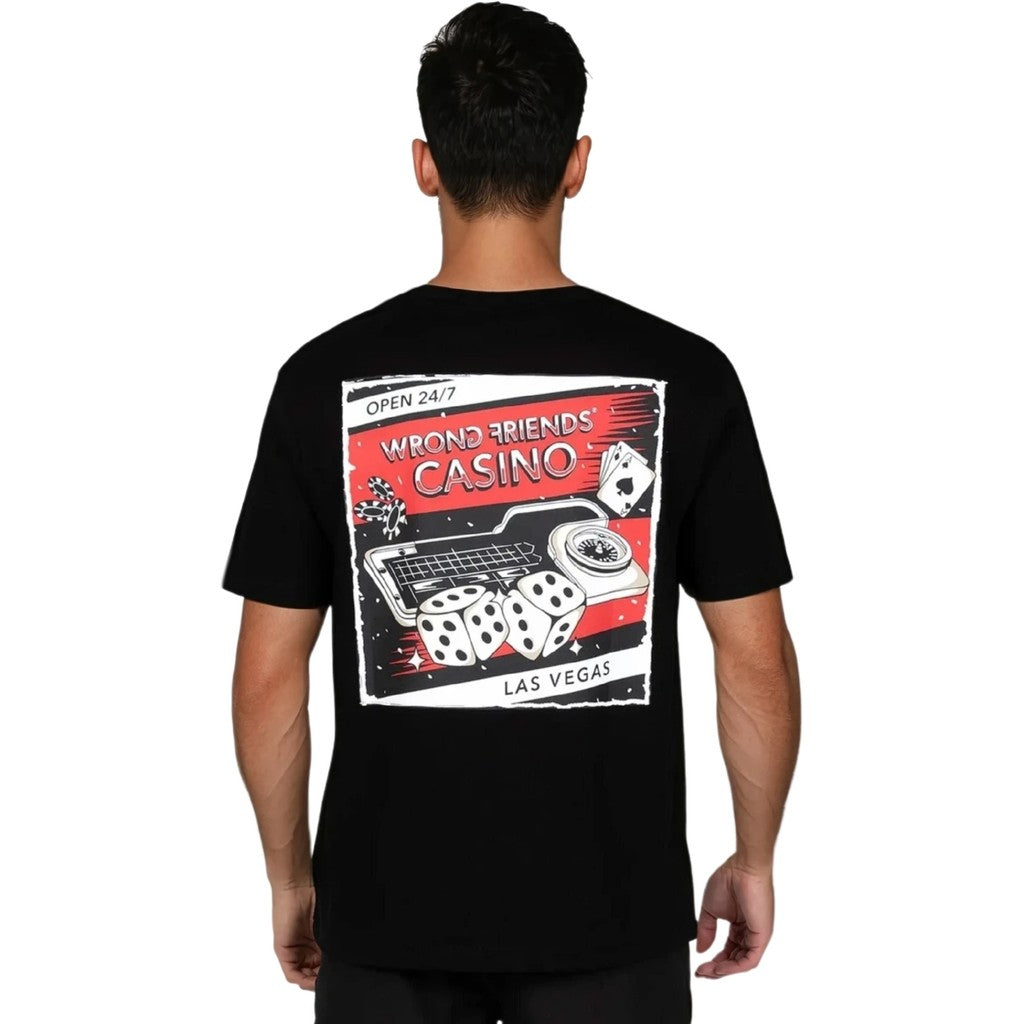 WRONG FRIENDS DESERT HILLS T-SHIRT T-SHIRTS BLACK