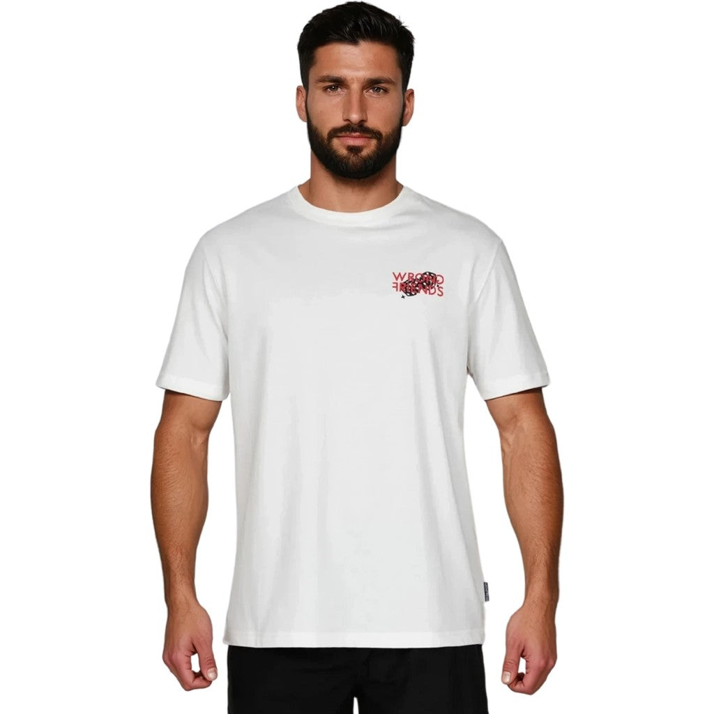 WRONG FRIENDS DESERT HILLS T-SHIRT T-SHIRTS COCONUT WHITE