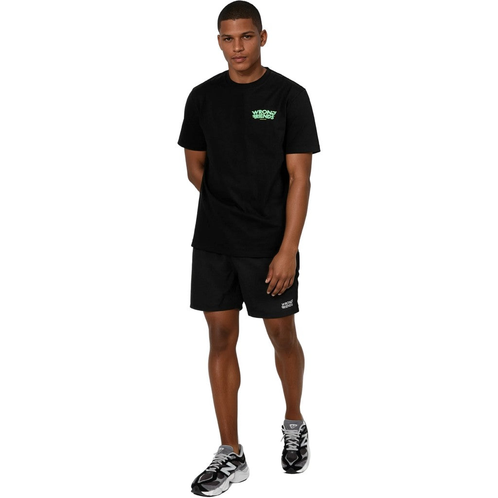 WRONG FRIENDS DINAN T-SHIRT T-SHIRTS BLACK