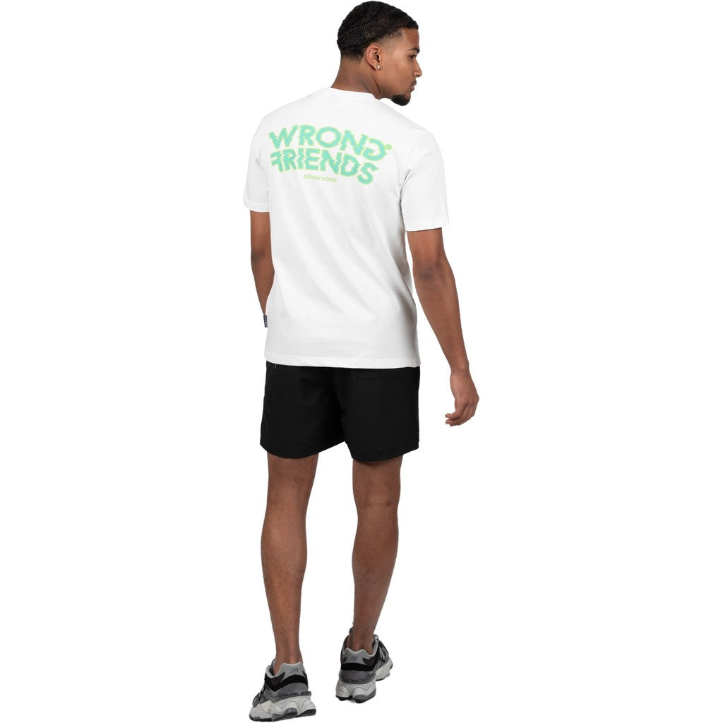 WRONG FRIENDS DINAN T-SHIRT T-SHIRTS COCONUT WHITE