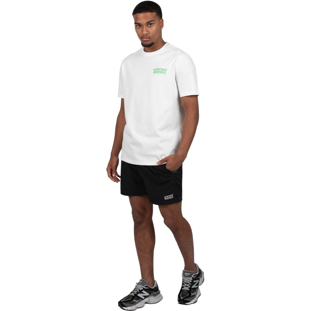 WRONG FRIENDS DINAN T-SHIRT T-SHIRTS COCONUT WHITE