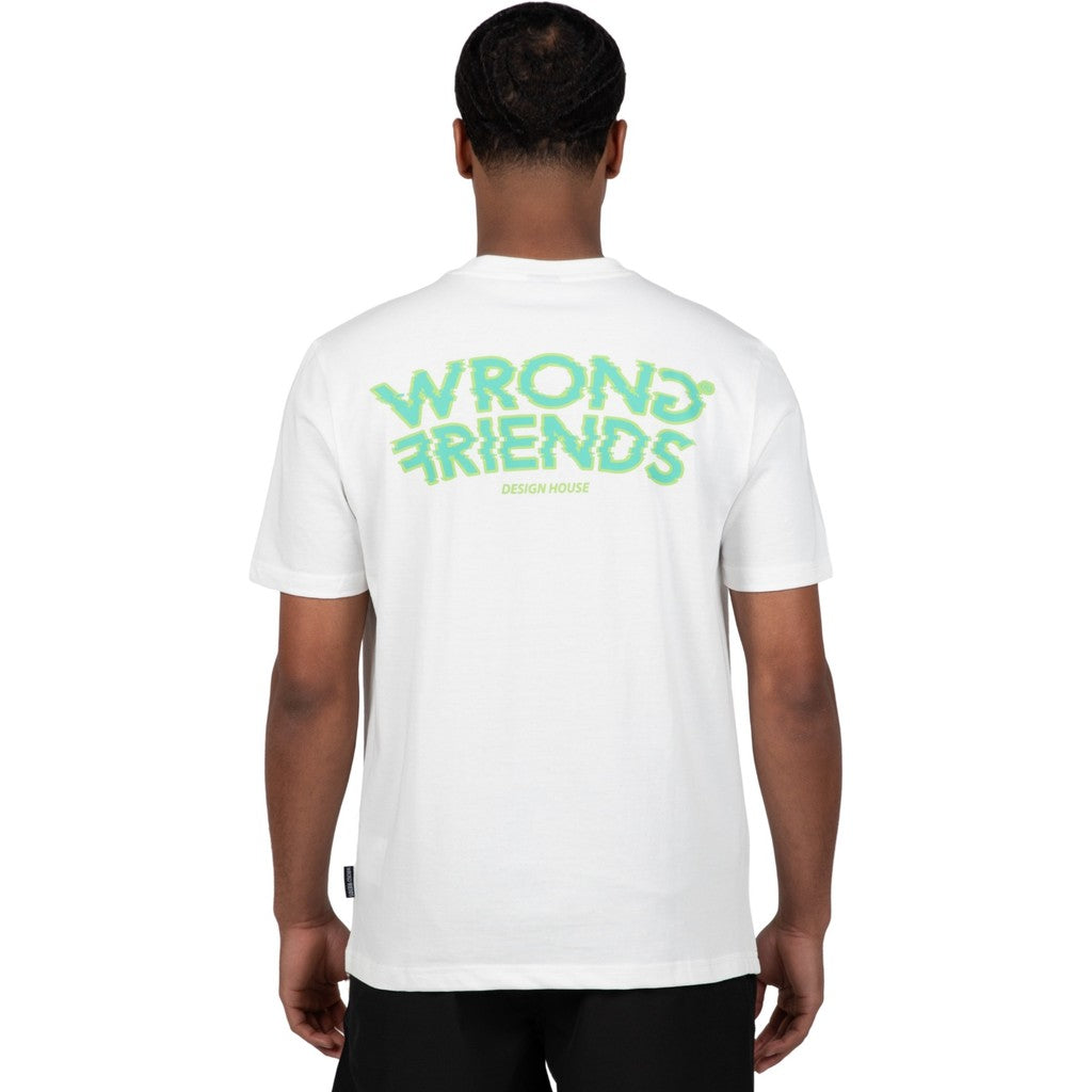 WRONG FRIENDS DINAN T-SHIRT T-SHIRTS COCONUT WHITE