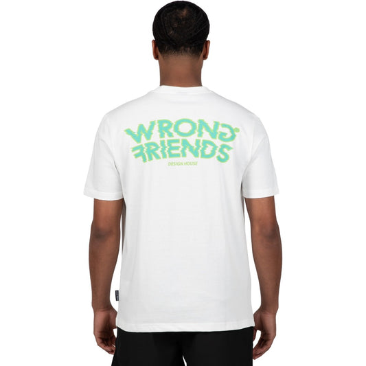 WRONG FRIENDS DINAN T-SHIRT T-SHIRTS COCONUT WHITE