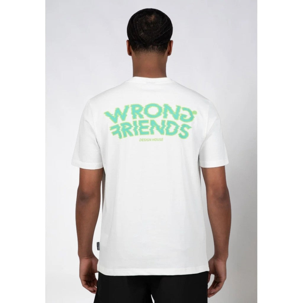 WRONG FRIENDS DINAN T-SHIRT T-SHIRTS COCONUT WHITE