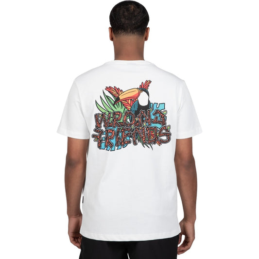 WRONG FRIENDS EDEN ROC T-SHIRT T-SHIRTS COCONUT WHITE
