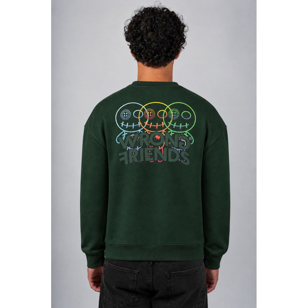 WRONG FRIENDS FORT COLLINS SWEATER SWEATERS DARK GREEN