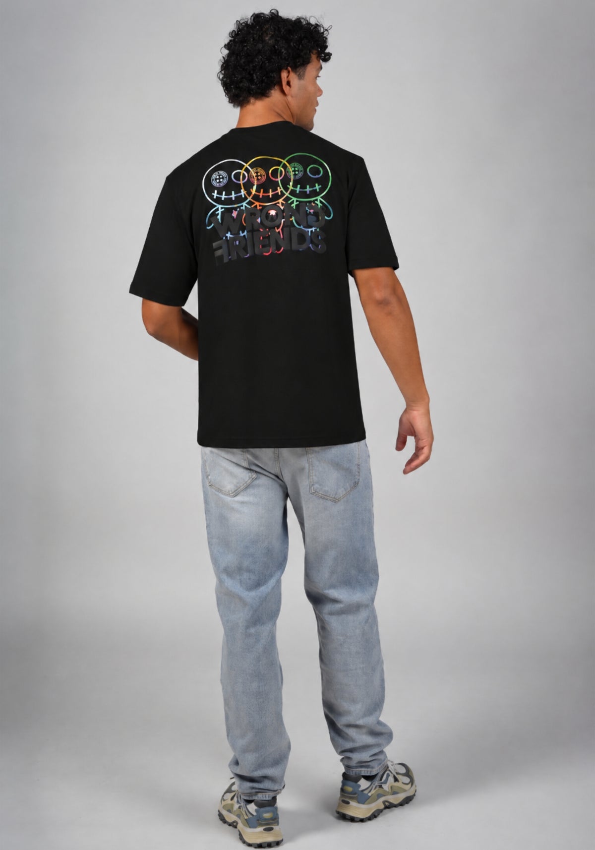 WRONG FRIENDS FORT COLLINS T-SHIRT T-SHIRTS BLACK
