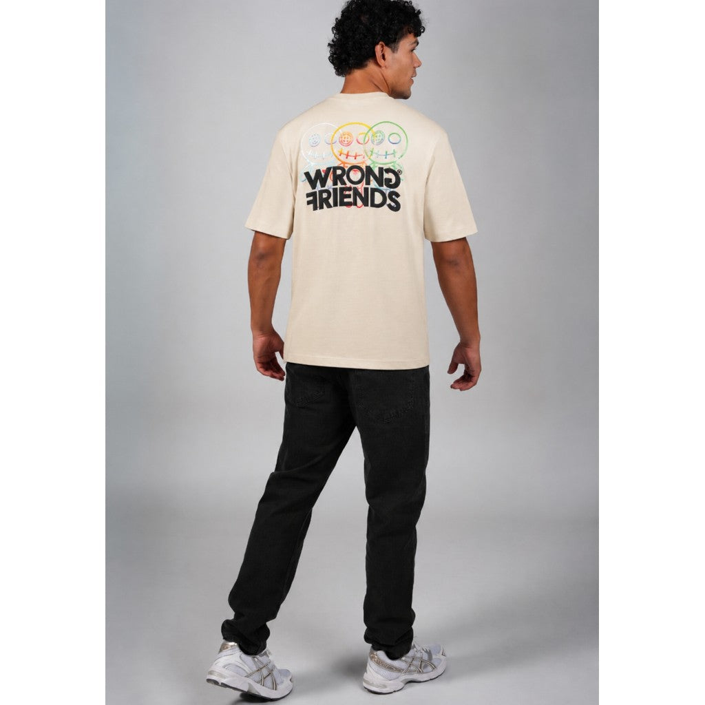 WRONG FRIENDS FORT COLLINS T-SHIRT T-SHIRTS SAND