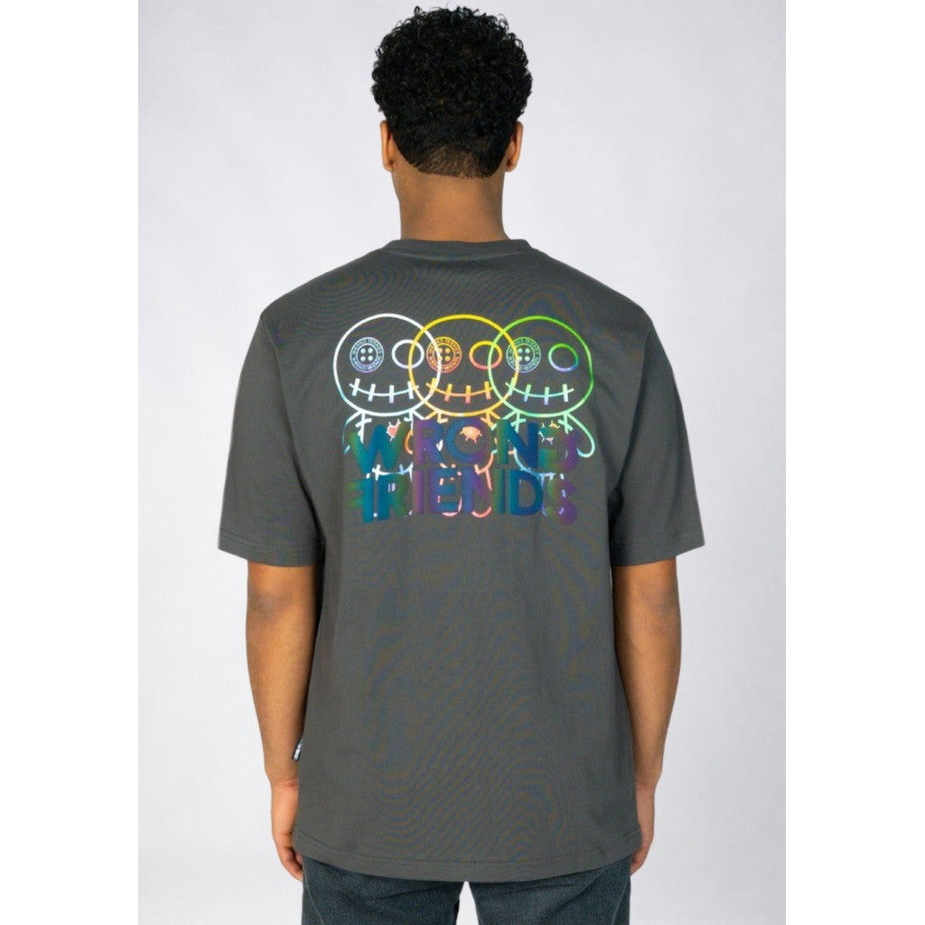 WRONG FRIENDS FORT COLLINS T-SHIRT T-SHIRTS STONE GREY