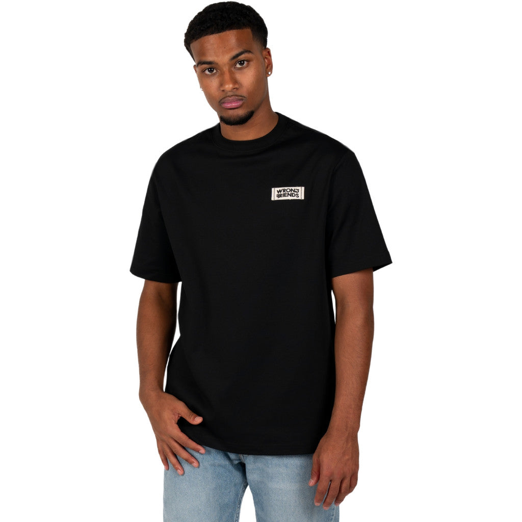 WRONG FRIENDS GILROY T-SHIRT T-SHIRTS BLACK