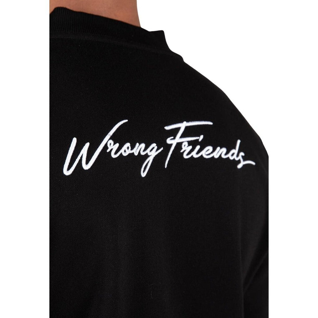 GRANADA FULL ZIP SWEATSHIRT - BLACK - BLACK - WRONG FRIENDS